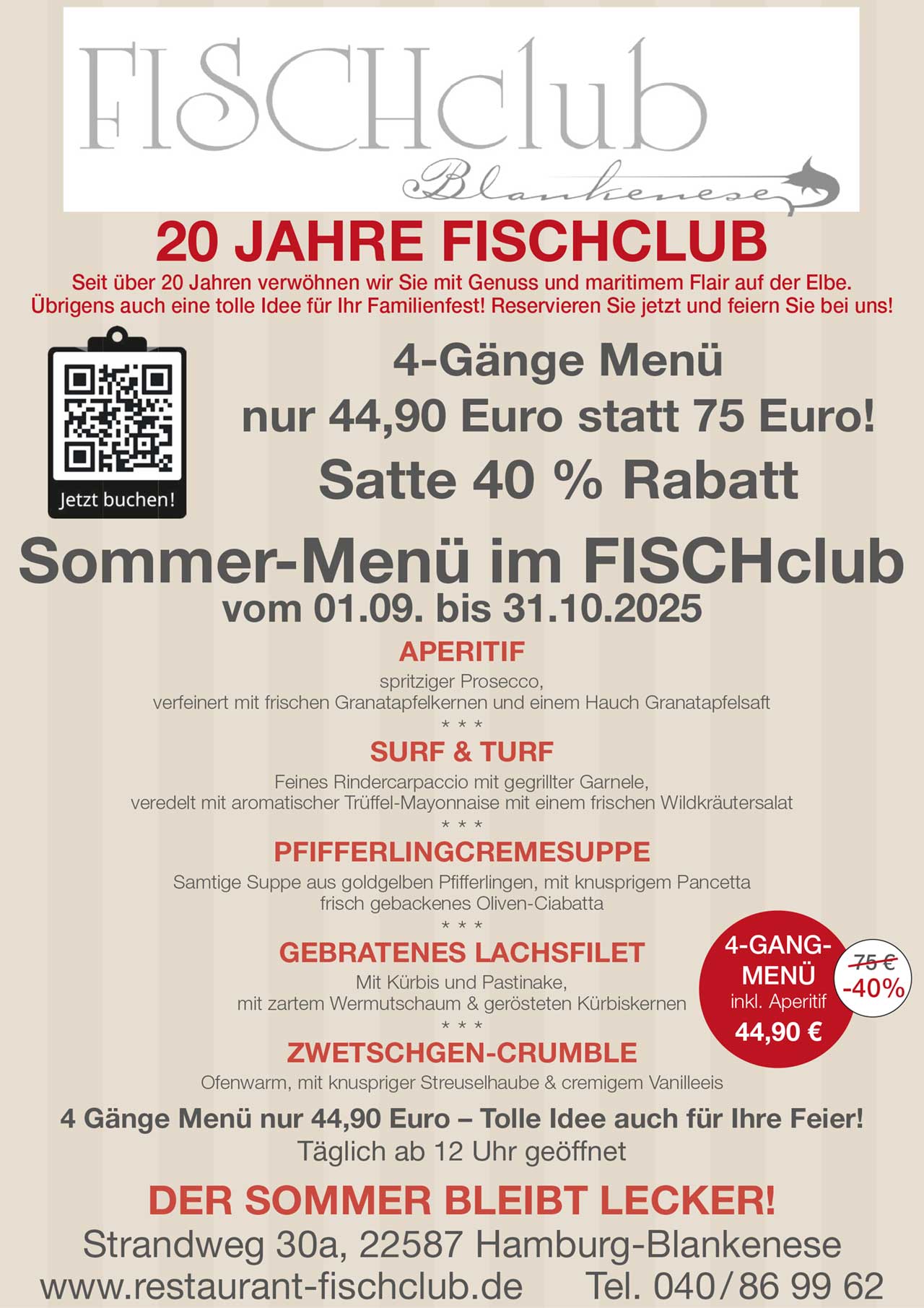 Sommermenü